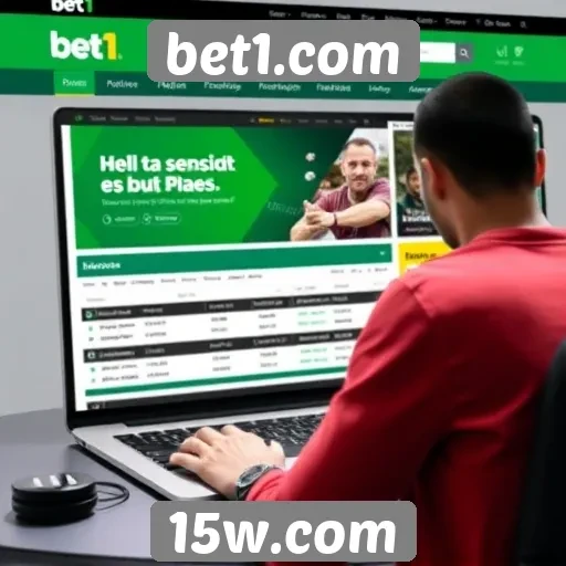 Análise da interface do usuário do site bet1.com